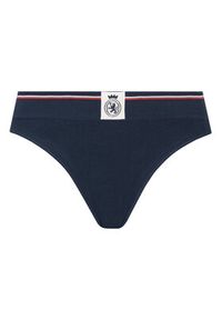 TOMMY HILFIGER - Tommy Hilfiger Stringi UW0UW06063 Granatowy. Kolor: niebieski. Materiał: bawełna #3