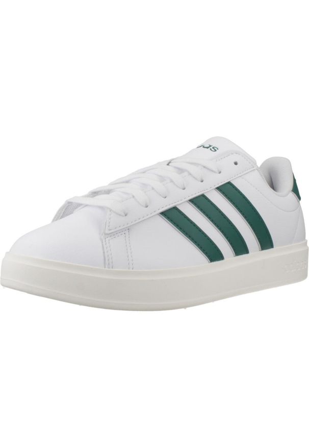 Adidas - Buty ADIDAS GRAND COURT 2.0 Biały. Kolor: biały. Materiał: materiał. Sport: turystyka piesza