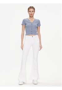 Levi's® Bluzka Monica A7182-0005 Niebieski Slim Fit. Kolor: niebieski. Materiał: bawełna #4