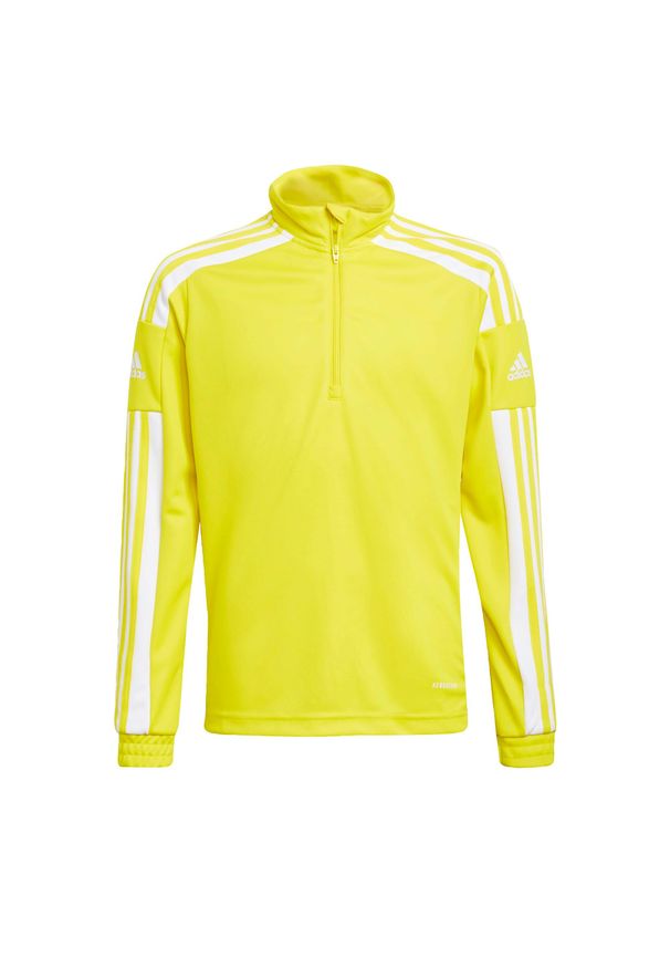 Adidas - Bluza adidas Squadra 21 Jr. Kolor: biały, wielokolorowy, żółty