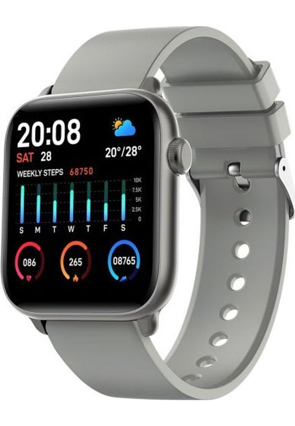 Smartwatch Aludra KW37 Pro Szary. Rodzaj zegarka: smartwatch. Kolor: szary