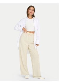 only - ONLY Spodnie dresowe Scarlett 15346400 Écru Regular Fit. Kolor: kremowy. Materiał: syntetyk #3