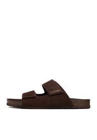 G-Star RAW - G-Star Raw Klapki EO-MILO-01 MI34 Brązowy ciemny. Kolor: brązowy. Materiał: skóra, zamsz #3