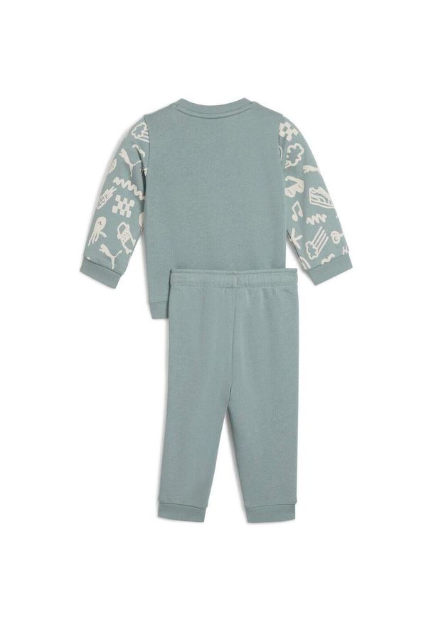 Dres Puma Minicats Sandy Adventures Crew Set Tr Inf, Dzieci. Kolor: niebieski. Materiał: dresówka