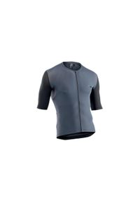 Koszulka rowerowa NORTHWAVE EXTREME Jersey szara. Kolor: wielokolorowy, czarny, szary. Materiał: jersey #1