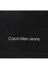 Calvin Klein Jeans Torebka Sculpted Pebble E/W Flap Cony K60K608937 Czarny. Kolor: czarny. Materiał: skórzane #7