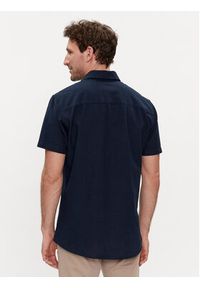 Selected Homme Koszula 16079057 Granatowy Slim Fit. Kolor: niebieski. Materiał: bawełna