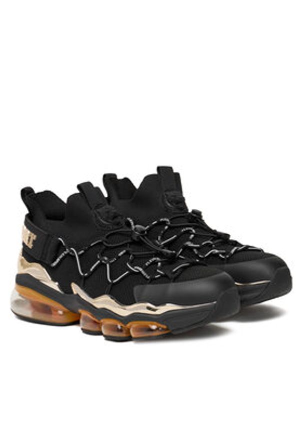 Plein Sport Sneakersy Cyber Thunder FAES USC0842 STE003N Czarny. Kolor: czarny. Materiał: skóra