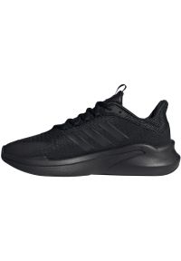 Adidas - Buty adidas AlphaEdge + W IF7284 czarne. Zapięcie: sznurówki. Kolor: czarny. Materiał: materiał, syntetyk, guma. Szerokość cholewki: normalna. Sport: fitness