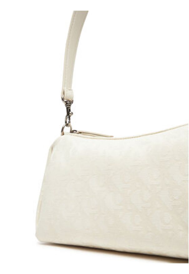 Calvin Klein Jeans Torebka Ckj Monogram Drop Sm Shoulder Ba LV04K3142G Écru. Kolor: kremowy