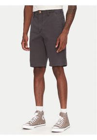 Wrangler Szorty materiałowe 112362922 Szary Slim Fit. Kolor: szary. Materiał: bawełna