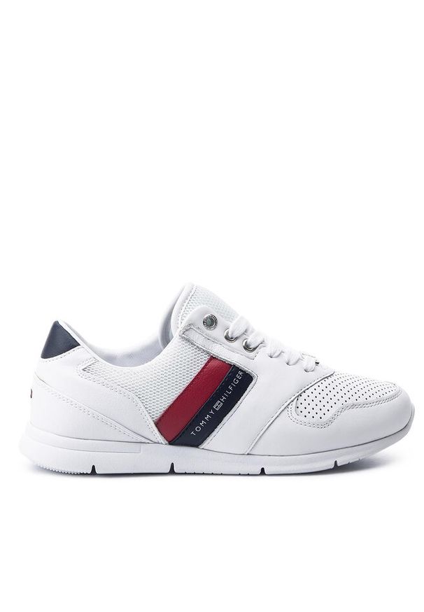 TOMMY HILFIGER - Sneakersy Tommy Hilfiger. Kolor: biały