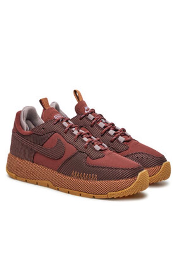 Nike Sneakersy Air Force 1 Wld FB2348 202 Bordowy. Kolor: czerwony. Materiał: materiał. Model: Nike Air Force