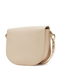 TOMMY HILFIGER - Tommy Hilfiger Torebka Th Logotape Saddle Bag AW0AW17184 Écru. Materiał: skórzane #5