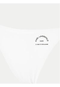 Karl Lagerfeld - KARL LAGERFELD Dół od bikini A1W46099 Biały. Kolor: biały. Materiał: syntetyk #6