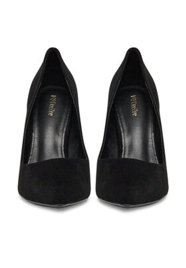 DeeZee Szpilki AJ-8Z188-4 Czarny. Kolor: czarny. Materiał: materiał. Obcas: na szpilce