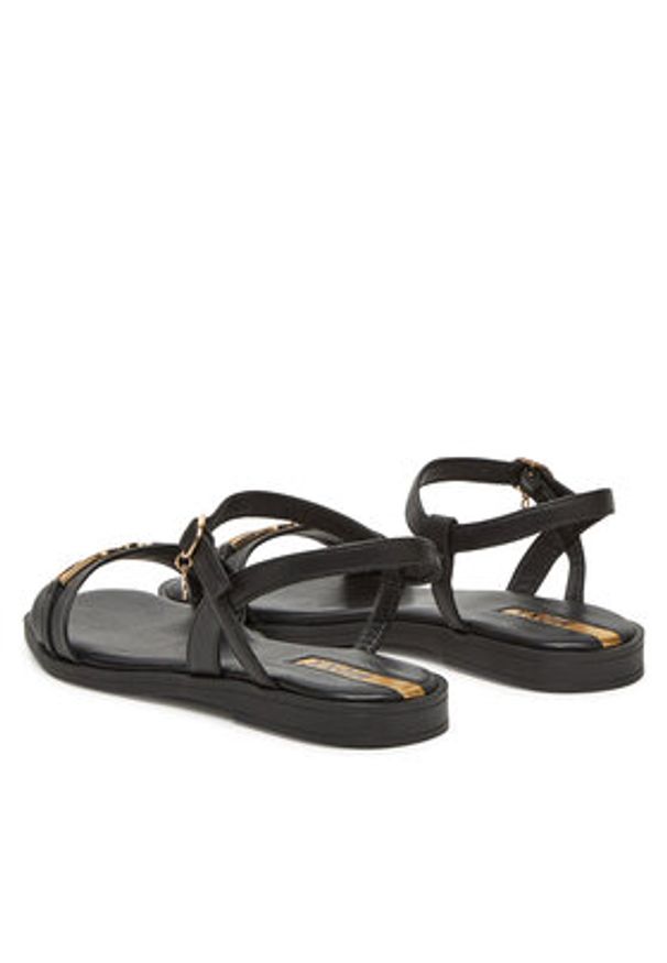 MEXX Sandały MX/026C-EST Czarny. Kolor: czarny. Materiał: skóra