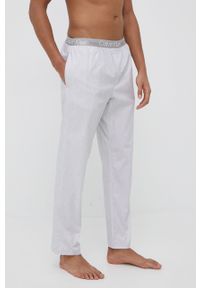 Calvin Klein Underwear spodnie piżamowe męskie kolor szary wzorzysta. Kolor: szary. Materiał: tkanina