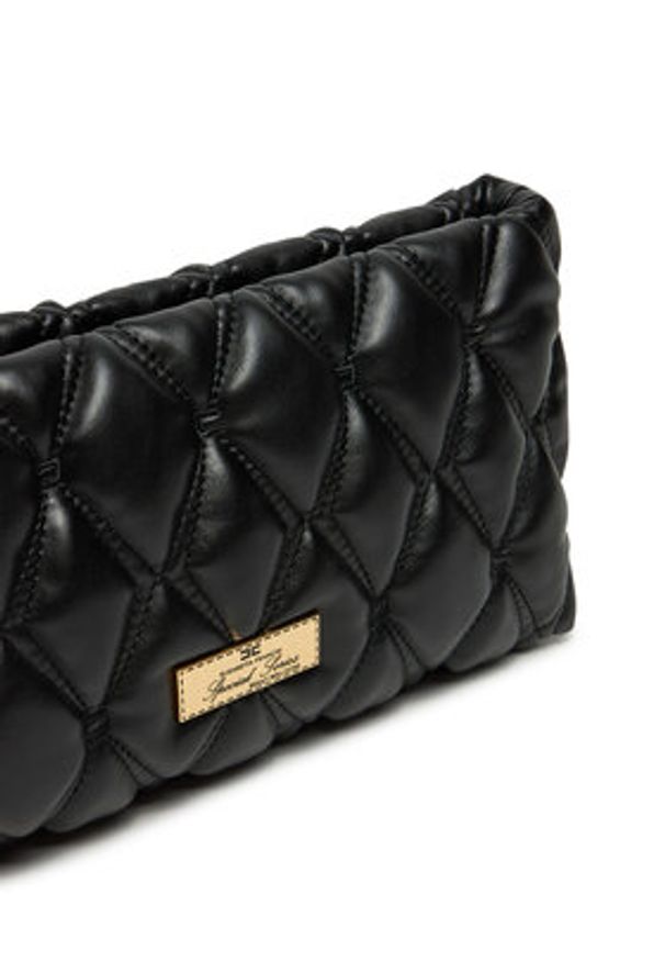 Elisabetta Franchi Torebka BS-62A-47E2-V220 Czarny. Kolor: czarny. Materiał: skórzane