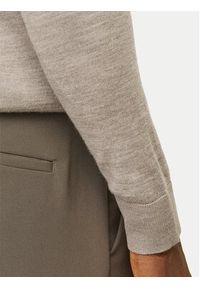 Jack & Jones - Jack&Jones Sweter Merino 12216817 Szary Regular Fit. Kolor: szary. Materiał: wełna