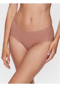 Chantelle Figi klasyczne Soft Stretch C26440 Brązowy. Kolor: brązowy. Materiał: syntetyk