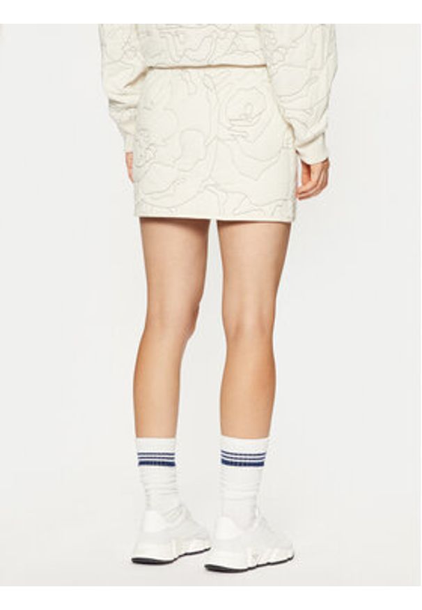 Lacoste Spódnica mini JF5192 Beżowy Regular Fit. Kolor: beżowy. Materiał: bawełna