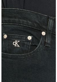 Calvin Klein Jeans - Jeansy. Stan: podwyższony. Kolor: niebieski. Wzór: gładki #2