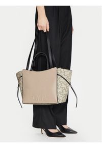 Tous - TOUS Torebka City Kaos Icon 2002186651 Beżowy. Kolor: beżowy. Materiał: skórzane #1