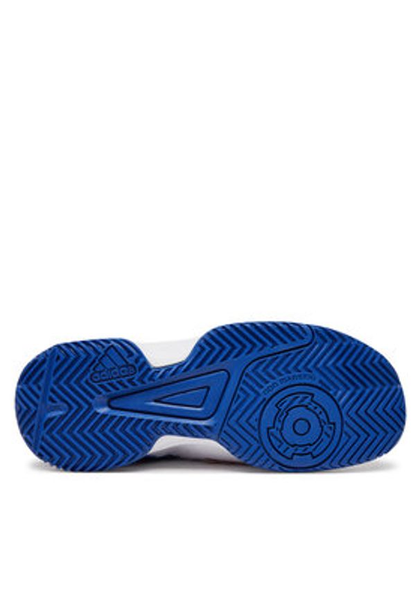 Adidas - adidas Buty halowe Court Stabil Shoes IH5548 Biały. Kolor: biały. Materiał: skóra