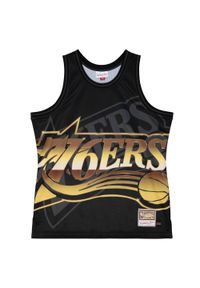 Mitchell & Ness - Tank top Philadelphia 76ers NBA Big Face 4.0 Fashion. Kolor: czarny. Sport: koszykówka #1