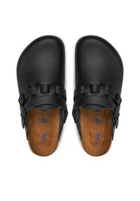 Birkenstock Klapki Kay Sl Sfb Le 1018226 Czarny. Kolor: czarny. Materiał: skóra