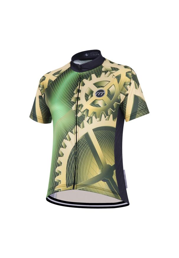 MADANI - Koszulka rowerowa męska madani. Kolor: żółty. Sport: kolarstwo