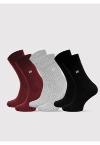 Pako Lorente - PAKO LORENTE - Zestaw skarpet męskich w prążek. Materiał: poliester, elastan, bawełna. Wzór: prążki #1