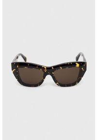 Bottega Veneta okulary przeciwsłoneczne damskie kolor brązowy. Kolor: brązowy #3