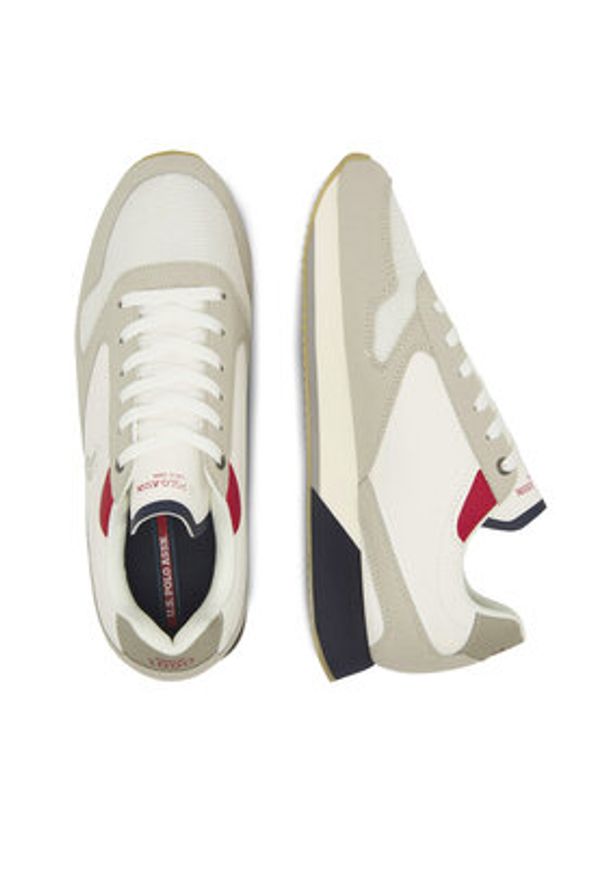 U.S. Polo Assn. Sneakersy NOBIL003G Biały. Kolor: biały. Materiał: syntetyk