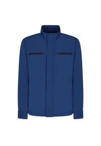 Geox - Kurtka GEOX M JHARROD SHORT JKT Niebieski. Kolor: niebieski. Materiał: tkanina