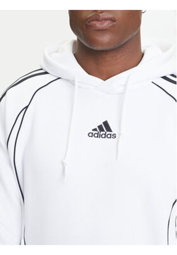 Adidas - adidas Bluza adicolor Teamgeist JY6393 Biały Regular Fit. Kolor: biały. Materiał: bawełna