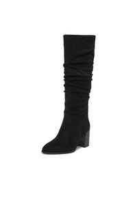 Nine West Kozaki CEO-BASZIRA-01 Czarny. Kolor: czarny. Materiał: materiał #7