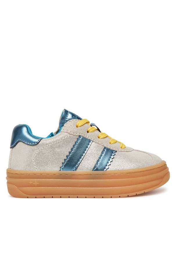 Sneakersy Primigi. Kolor: srebrny