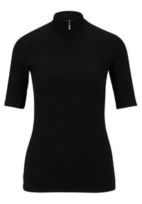 BOSS - Boss Bluzka Etabia 50494164 Czarny Extra Slim Fit. Kolor: czarny. Materiał: syntetyk #2