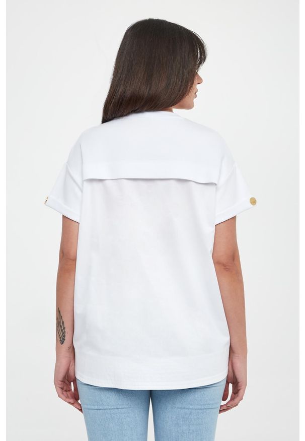 Elisabetta Franchi - T-shirt damski ELISABETTA FRANCHI