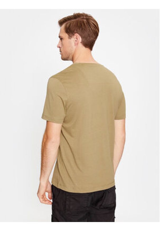 Aeronautica Militare T-Shirt 232TS1580J372 Zielony Regular Fit. Kolor: zielony. Materiał: bawełna