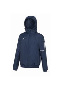 Kurtka sportowa dla dzieci Mizuno Team trad bomber. Kolor: niebieski