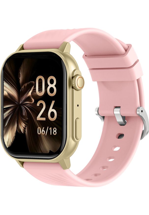 Smartwatch Gravity GT15-7 Różowy. Rodzaj zegarka: smartwatch. Kolor: różowy