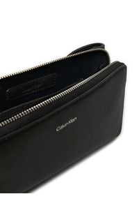 Calvin Klein Saszetka nerka Ck Sleek Waistbag K50K512785 Czarny. Kolor: czarny. Materiał: skóra