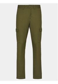 Tommy Jeans Spodnie materiałowe Austin DM0DM18940 Zielony Slim Fit. Kolor: zielony. Materiał: bawełna #3