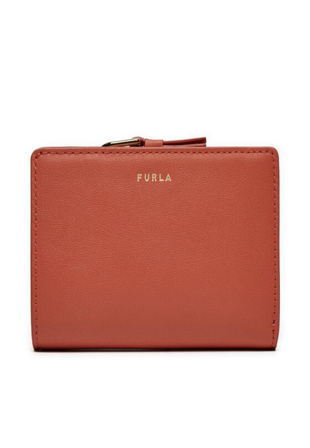 Furla Mały Portfel Damski WP00451 BX2045 3231S Koralowy. Kolor: pomarańczowy. Materiał: skóra