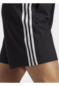 Adidas - adidas Szorty sportowe Essentials 3-Stripes Shorts IC9378 Czarny Regular Fit. Kolor: czarny. Materiał: bawełna. Styl: sportowy