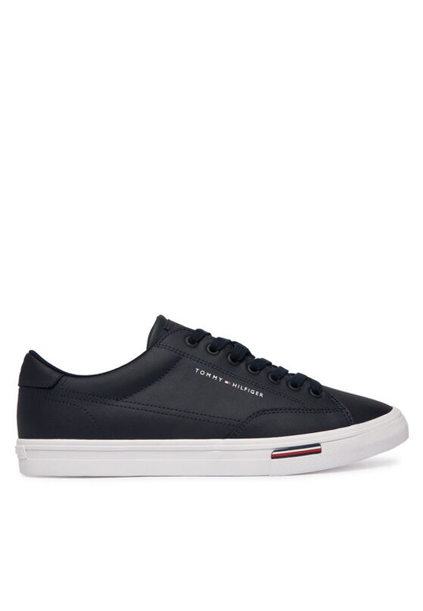 TOMMY HILFIGER - Tommy Hilfiger Tenisówki Vulc Core Rwb Long Lace Lth FM0FM05814 Granatowy. Kolor: niebieski. Materiał: skóra