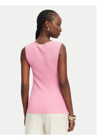 Rinascimento Top CFM0012239003 Różowy jasny Slim Fit. Kolor: różowy. Materiał: syntetyk #3